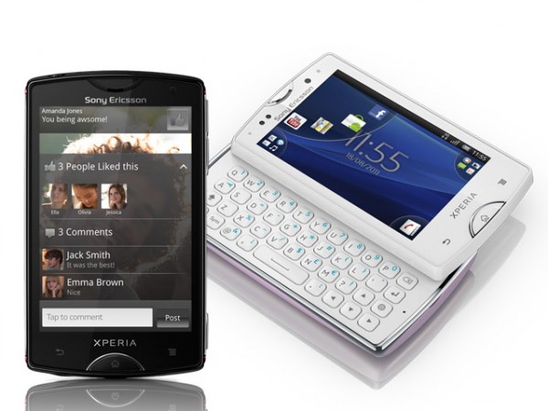 Sony Ericsson Xperia Mini and Mini Pro